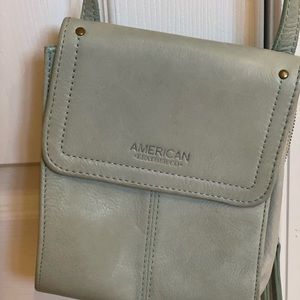 American leather co blue crossbody